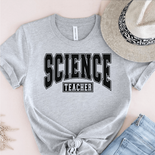T-Shirt Grey / S Science Teacher Athletic T-Shirt