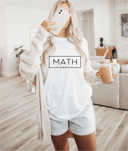 T-Shirt Math The Only Subject That Counts T-Shirt