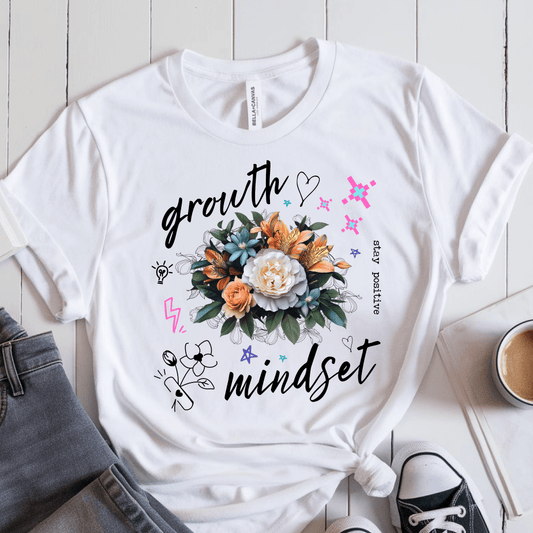 T-Shirt White / S Growth Mindset T-Shirt
