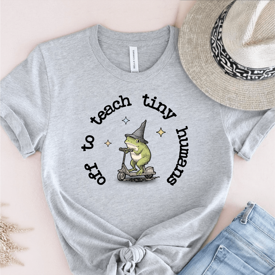 T-Shirt Athletic Heather / S Off To Teach Tiny Humans T-Shirt