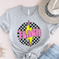 T-Shirt Athletic Heather / S Teach Lightning Checkered Pencil Vintage T-Shirt