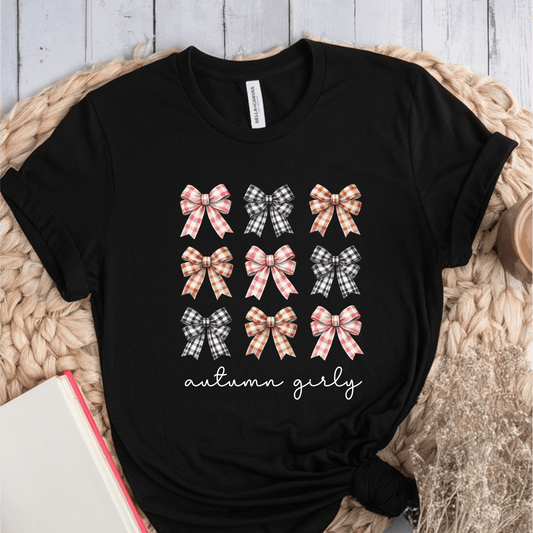 T-Shirt Black / S Autumn Girly T-Shirt