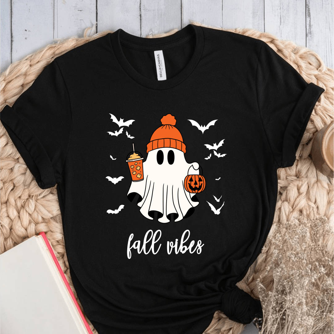 T-Shirt Black / S Ghost Fall Vibes T-Shirt