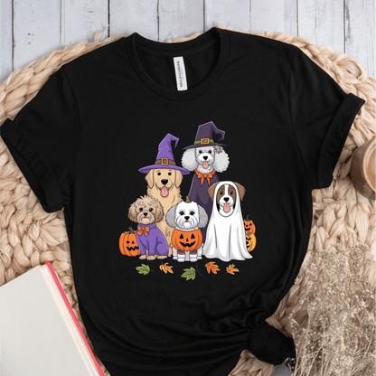 T-Shirt Black / S Halloween Dogs T-Shirt