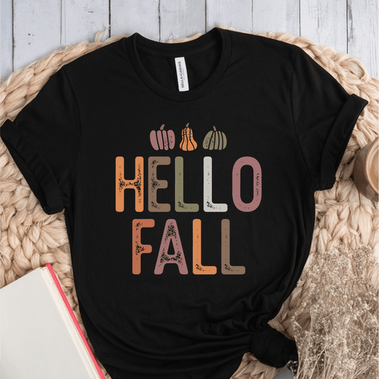 T-Shirt Black / S Hello Fall T-Shirt