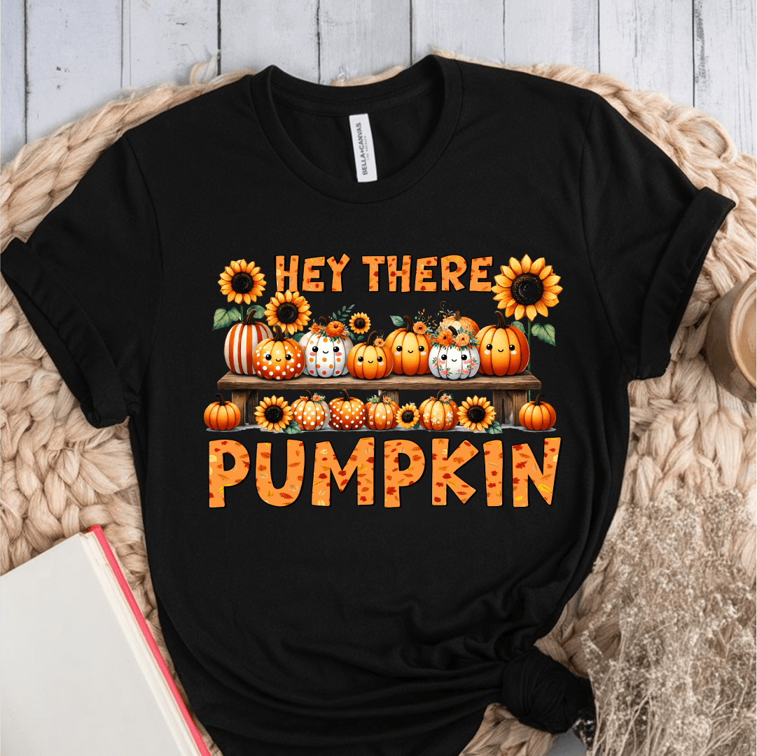 T-Shirt Black / S Hey There Pumpkin T-Shirt