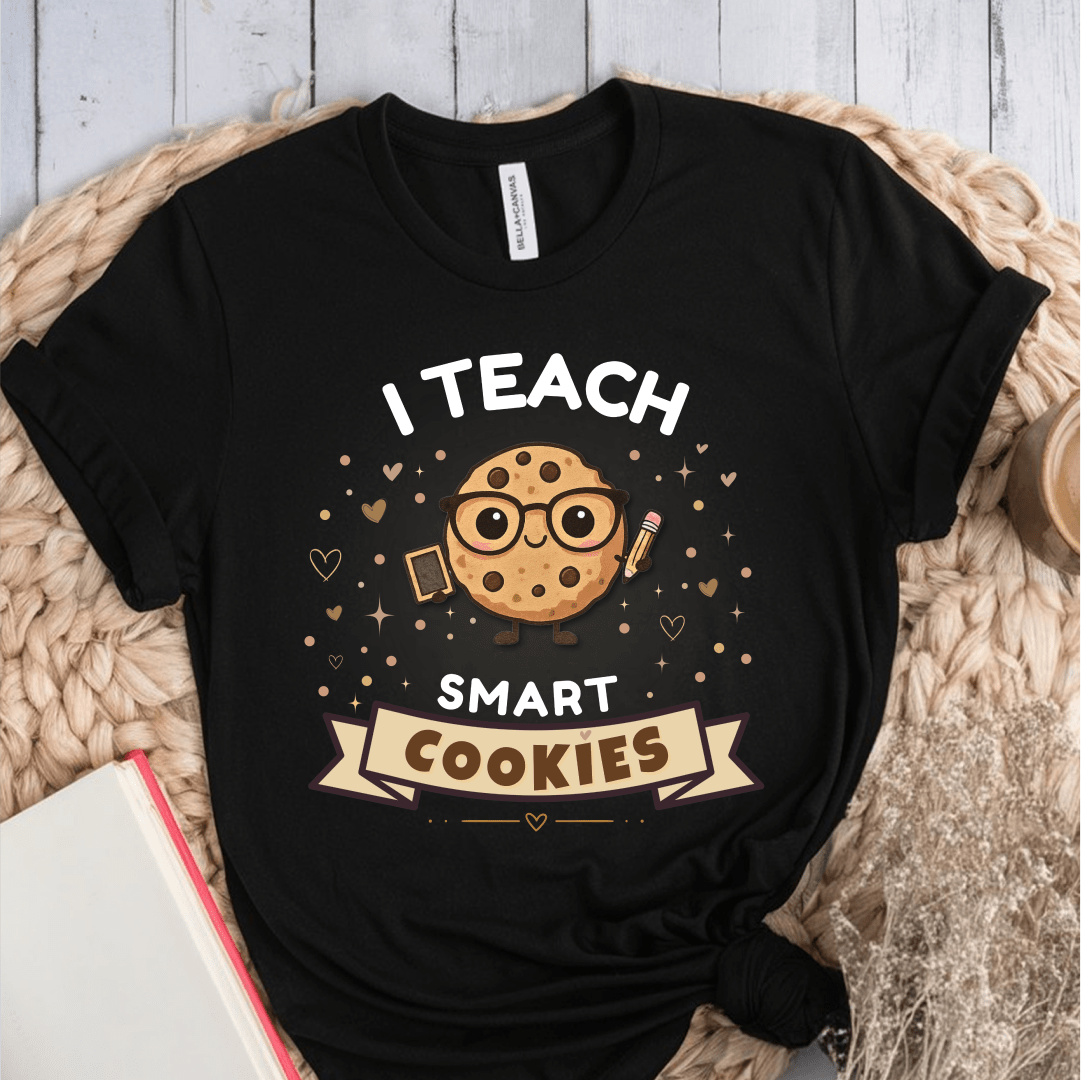 T-Shirt Black / S I Teach Smart Cookies T-Shirt