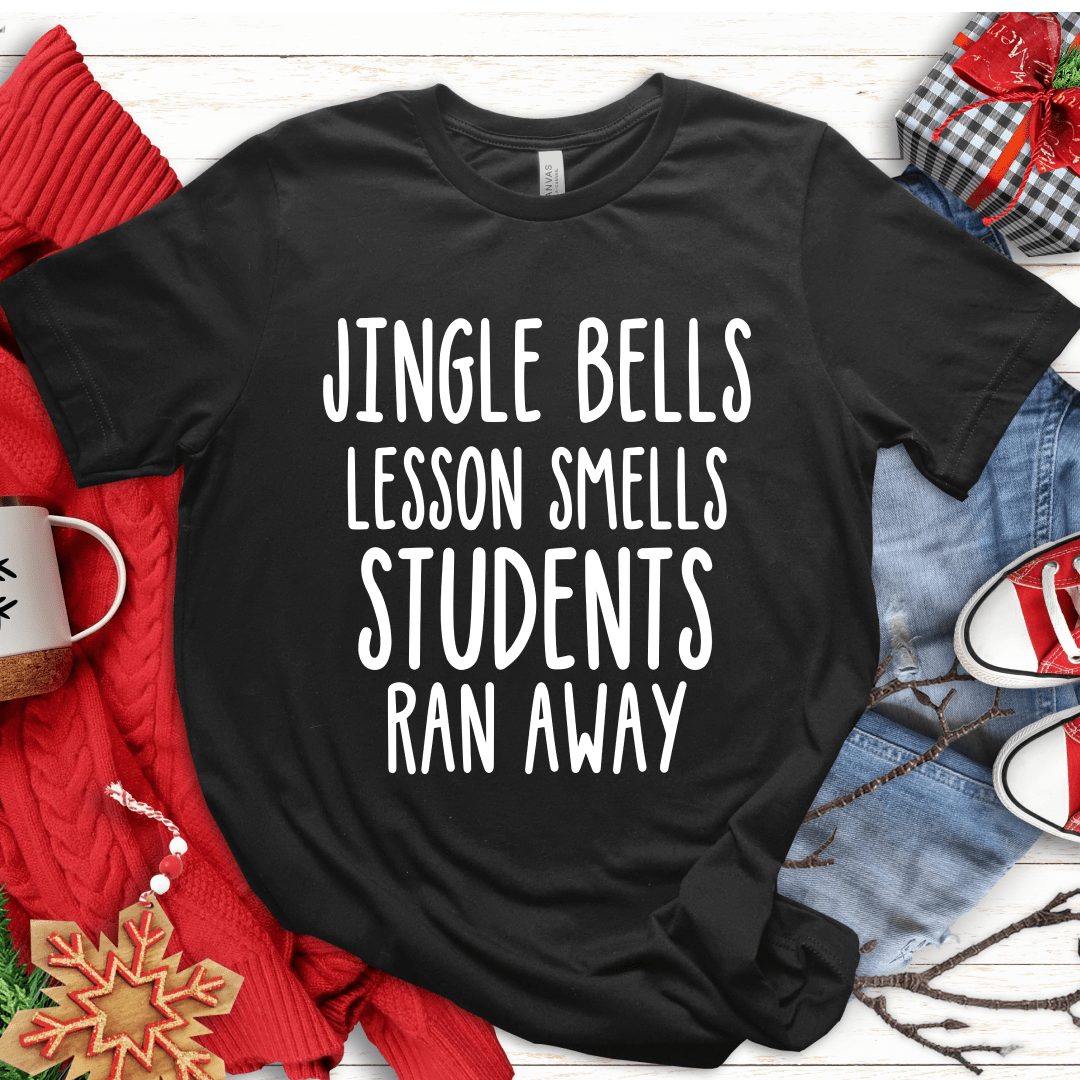 T-Shirt Black / S Jingle Bells Lesson Smells T-Shirt