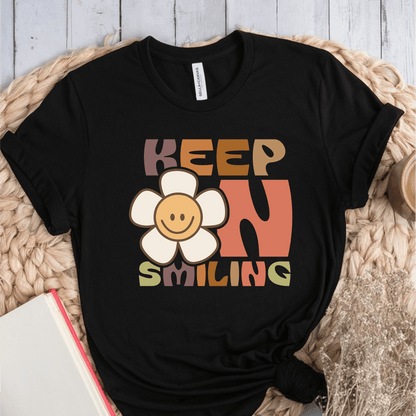 T-Shirt Black / S Keep On Smiling T-Shirt