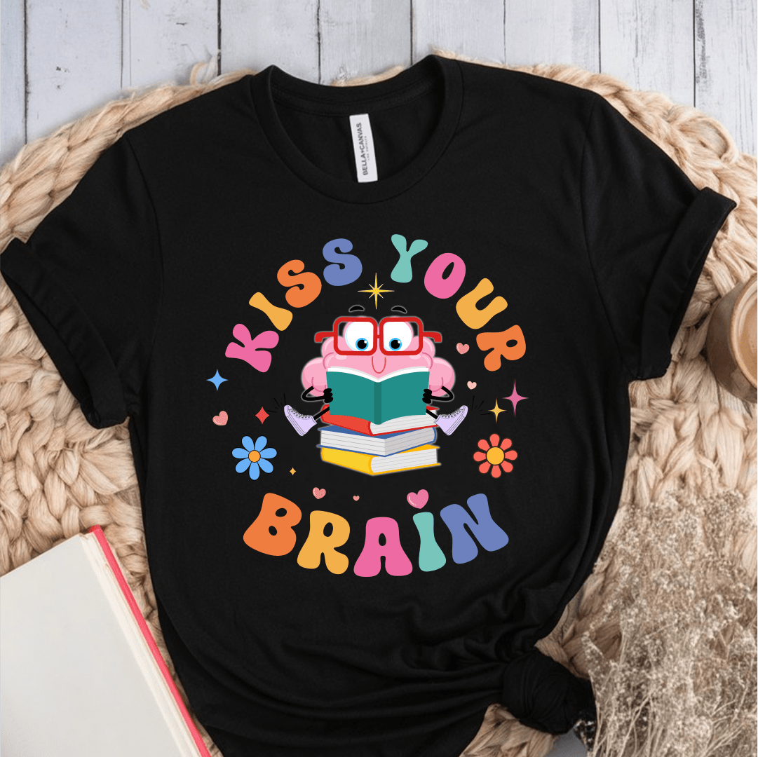 T-Shirt Black / S Kiss Your Brain T-Shirt