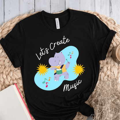 T-Shirt Black / S Lets Create Music T-Shirt