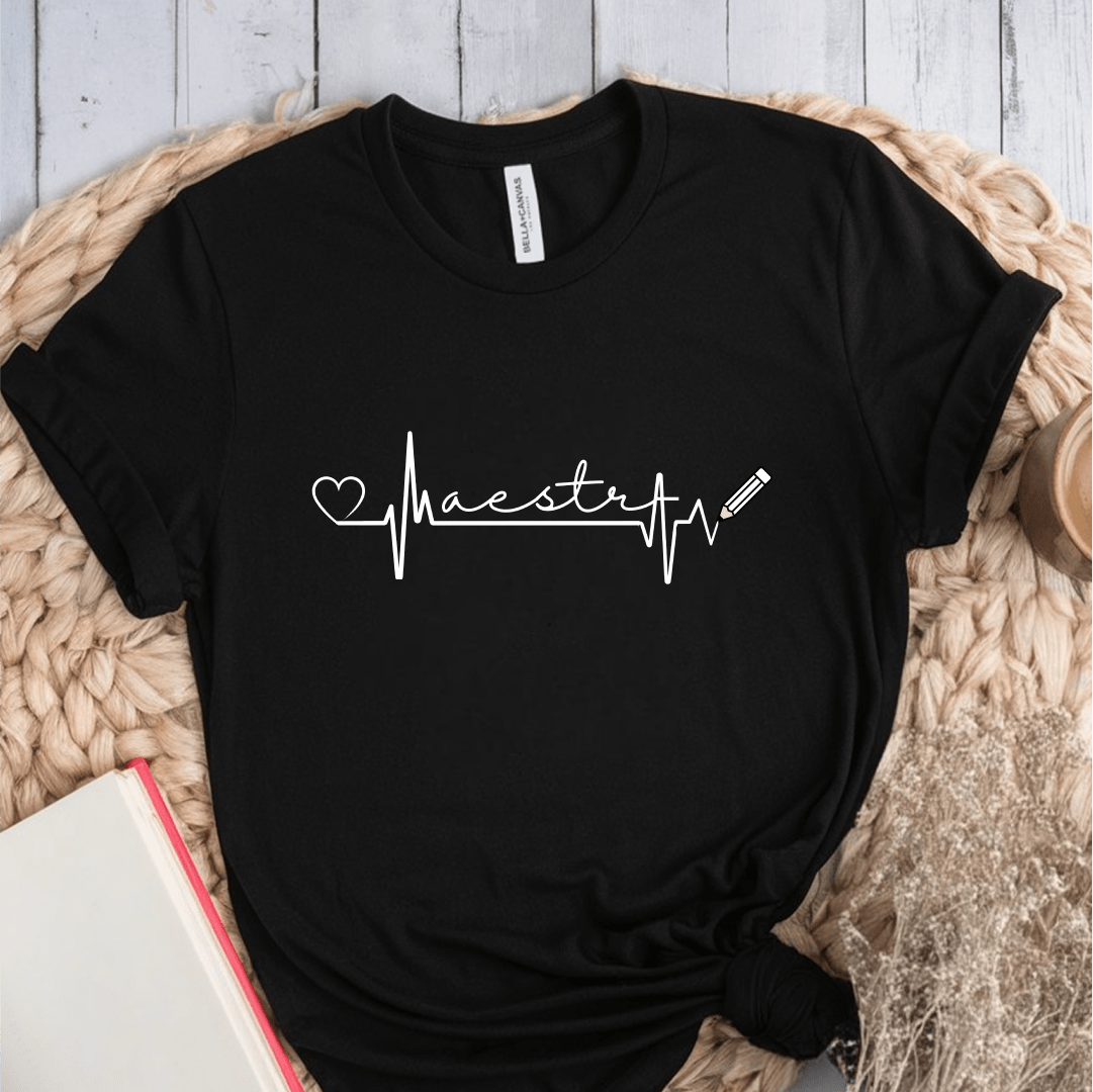 T-Shirt Black / S Maestra Line Art T-Shirt