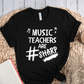 T-Shirt Black / S Music Teachers Are Sharp T-Shirt