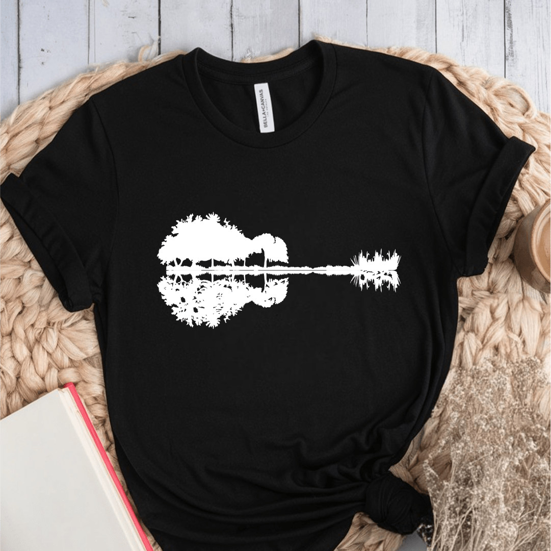 T-Shirt Black / S Nature Guitar T-Shirt