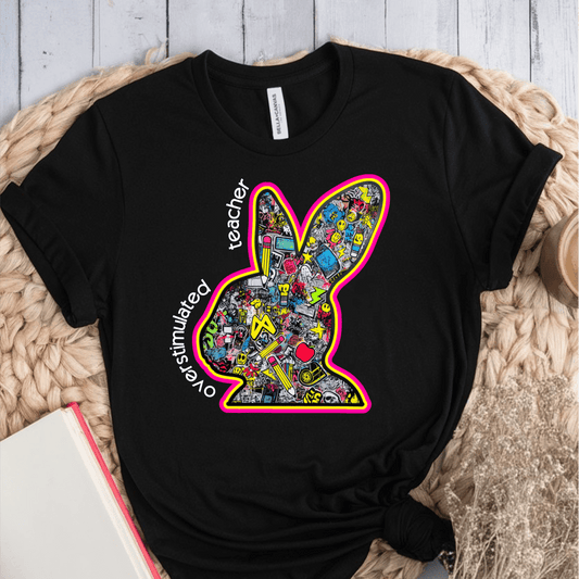 T-Shirt Black / S Overstimulated Teacher T-Shirt