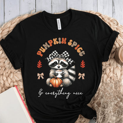 T-Shirt Black / S Pumpkin Spice & Everything Nice T-Shirt