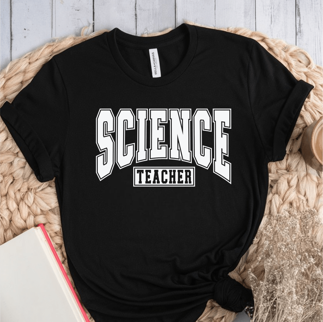 T-Shirt Black / S Science Teacher Athletic T-Shirt