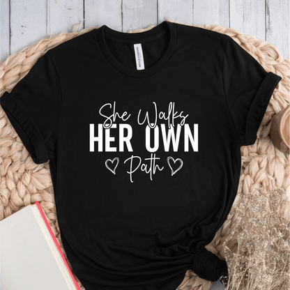 T-Shirt Black / S She Walks Her Own Path T-Shirt