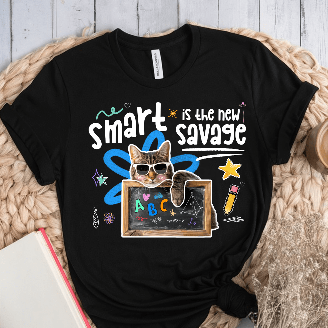 T-Shirt Black / S Smart Is The New Savage T-Shirt