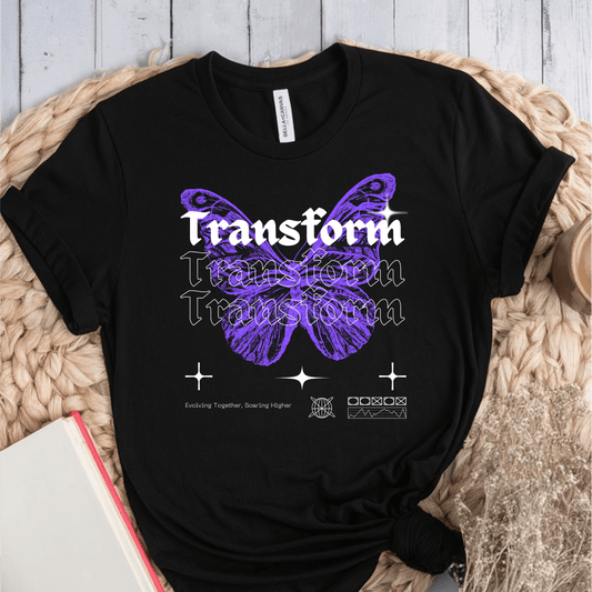 T-Shirt Black / S Transform Butterfly T-Shirt