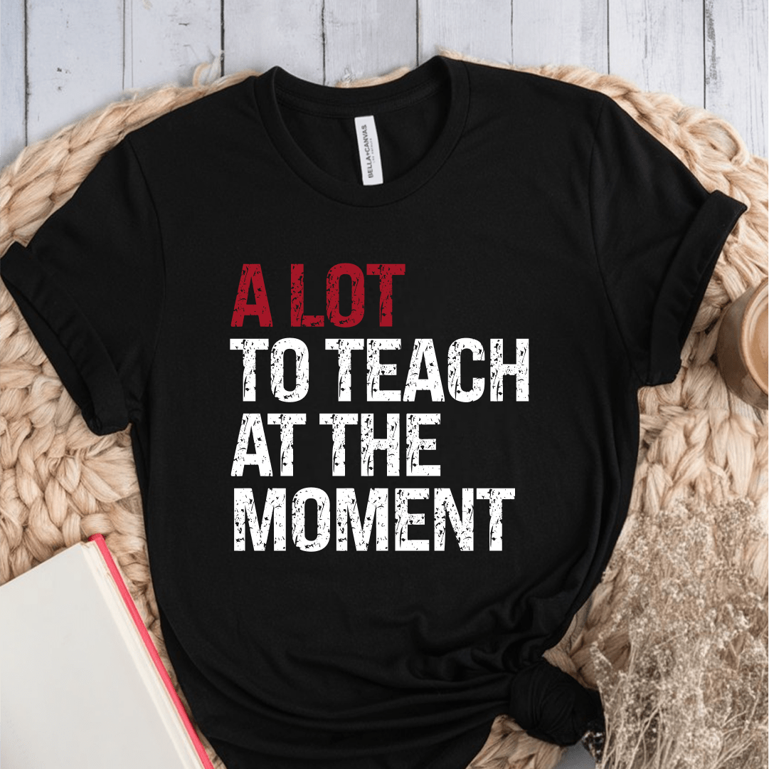 T-Shirt Black / XS A Lot To Teach At The Moment T-Shirt