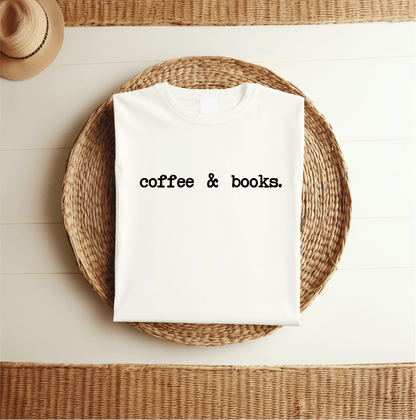 T-Shirt Coffee & Books T-Shirt