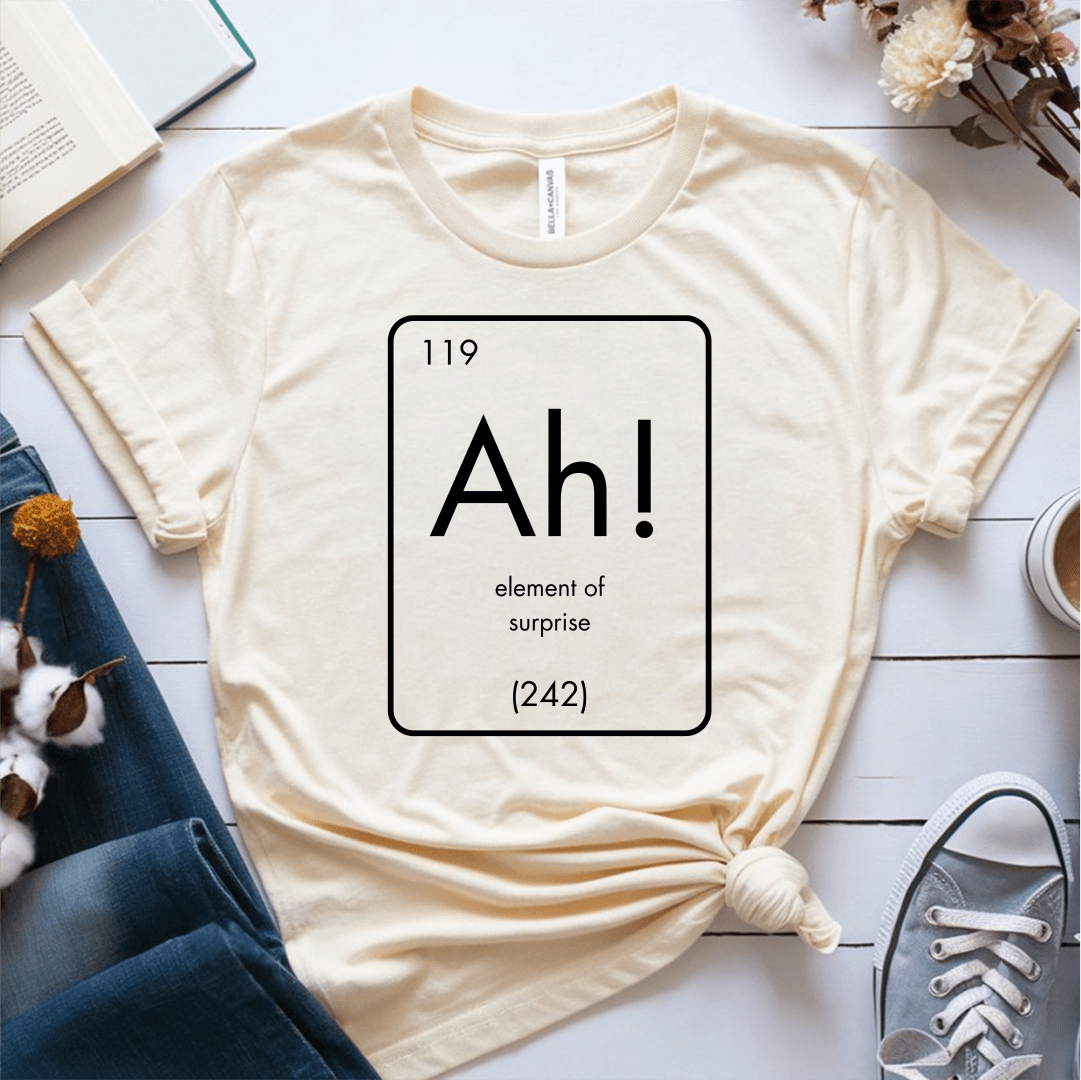 T-Shirt Cream / S Ah! Element of Surprise T-Shirt