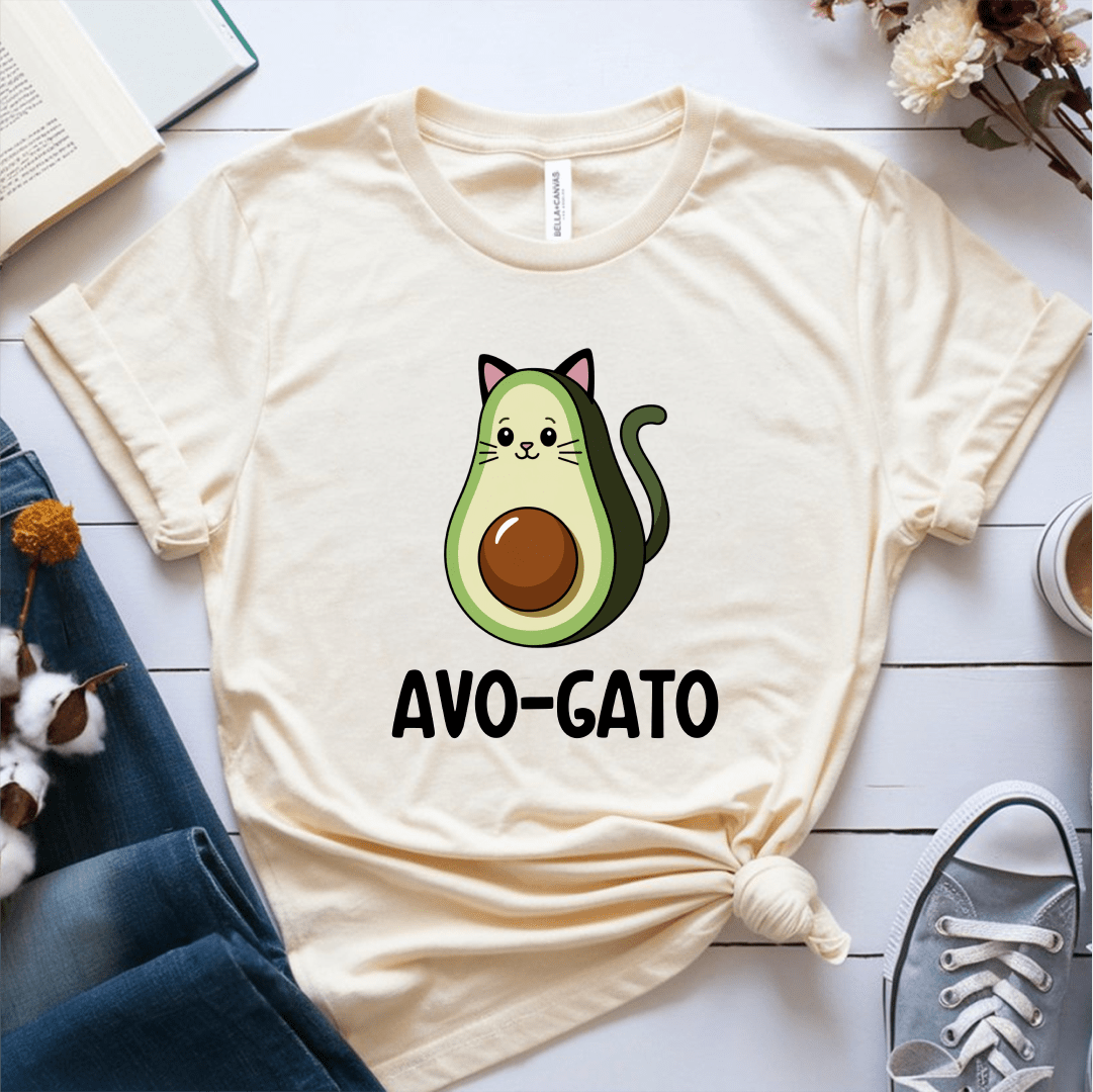 T-Shirt Cream / S Avo-Gato T-Shirt