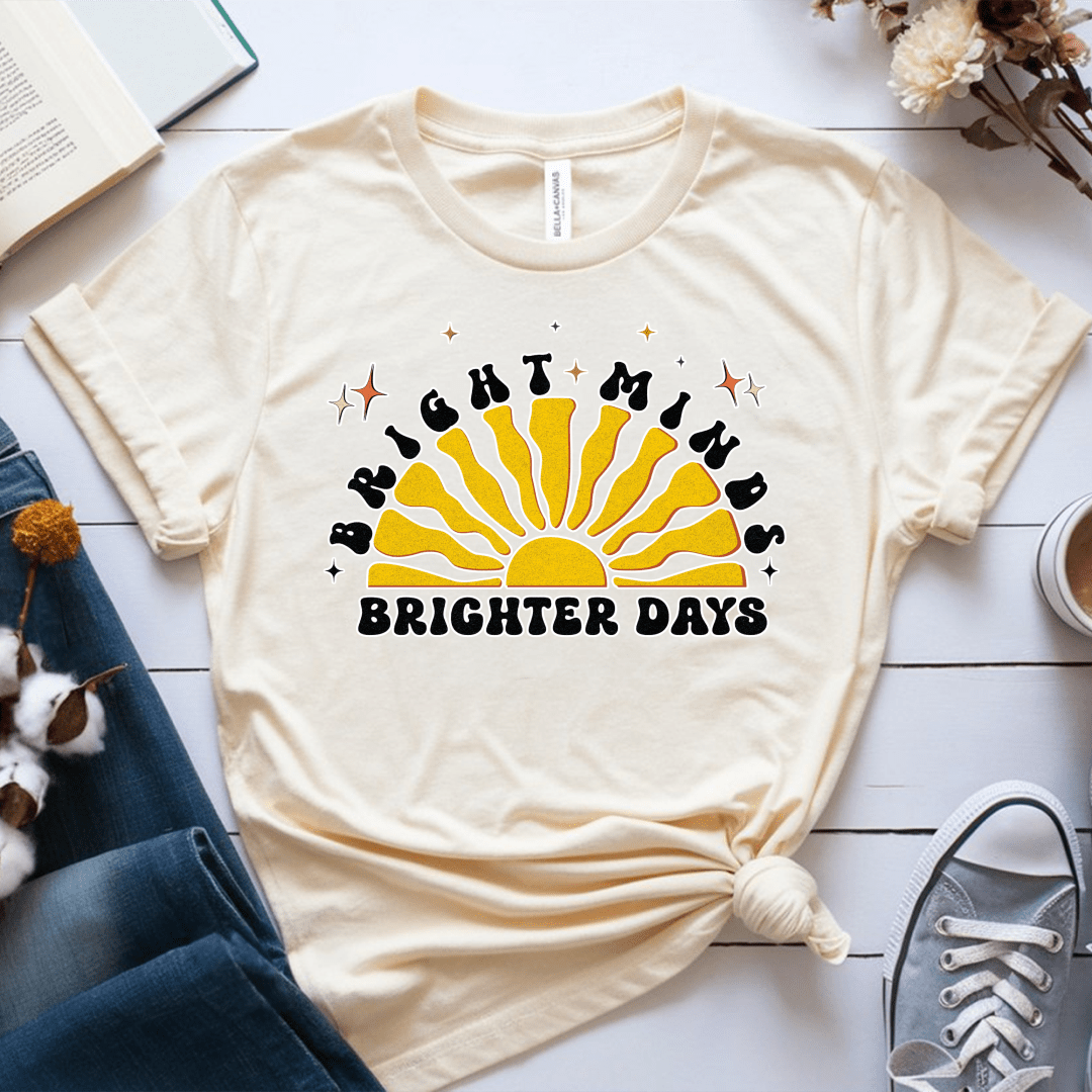 T-Shirt Cream / S Bright Minds Brighter Days T-Shirt