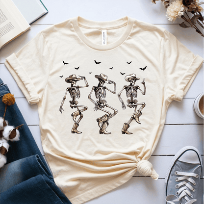 T-Shirt Cream / S Cowboy Skeleton T-Shirt