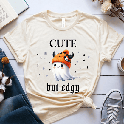 T-Shirt Cream / S Cute But Edgy T-Shirt