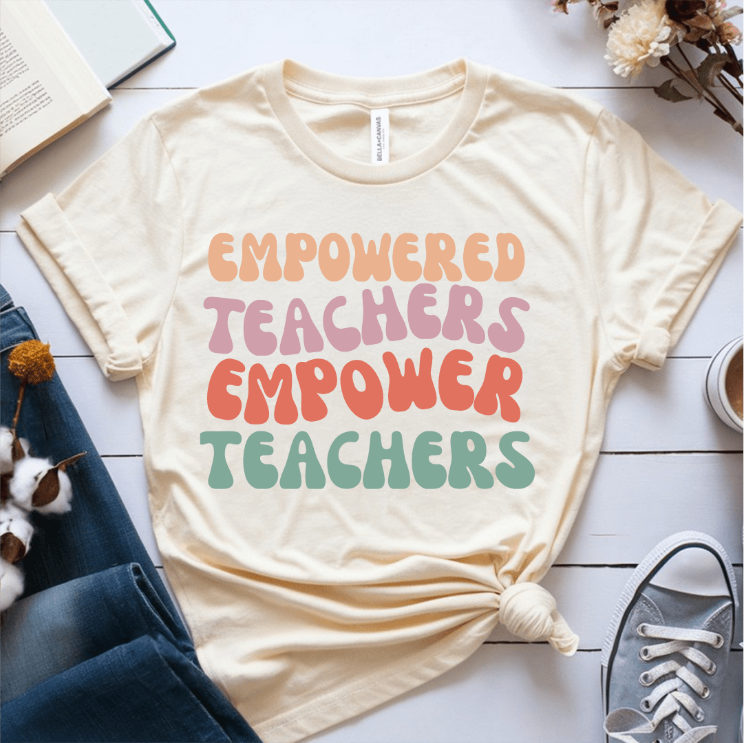 T-Shirt Cream / S Empowered Teachers Empower Teachers T-Shirt