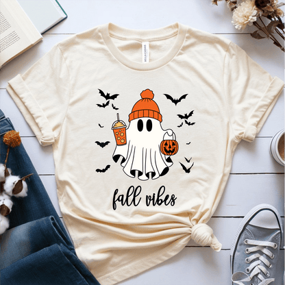 T-Shirt Cream / S Ghost Fall Vibes T-Shirt