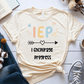 T-Shirt Cream / S I Encourage Progress IEP T-Shirt