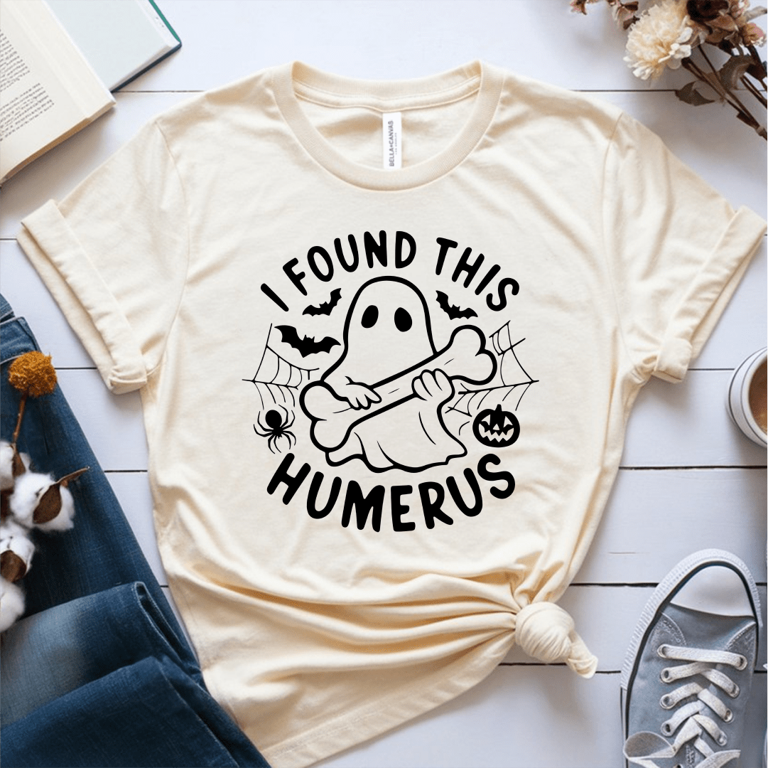 T-Shirt Cream / S I Found This Humerus T-Shirt