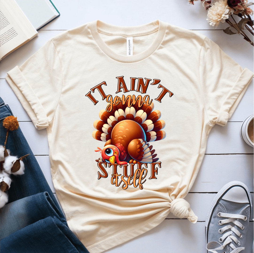 T-Shirt Cream / S It Ain't Gonna Stuff Itself T-Shirt