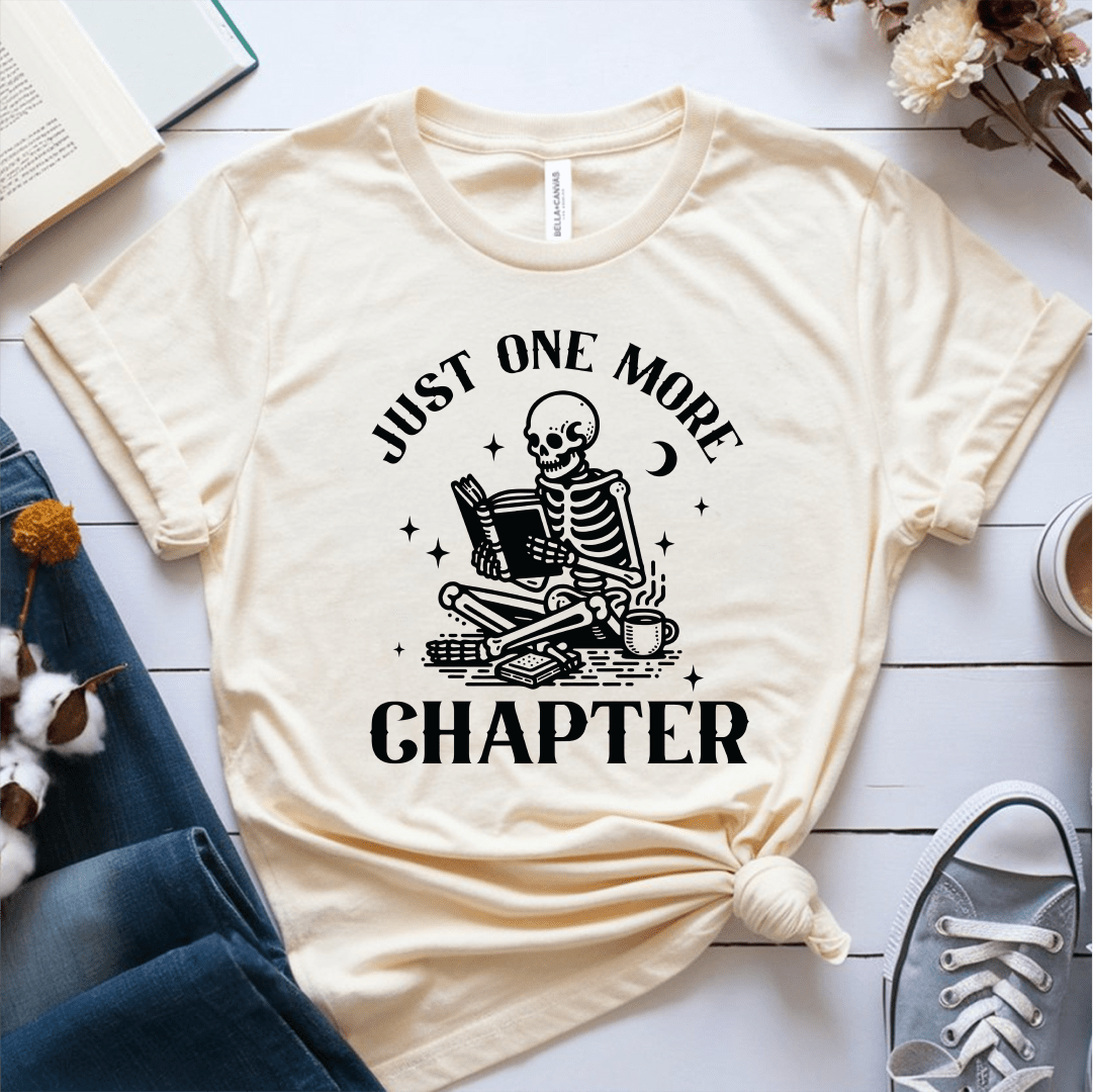 T-Shirt Cream / S Just One More Chapter T-Shirt