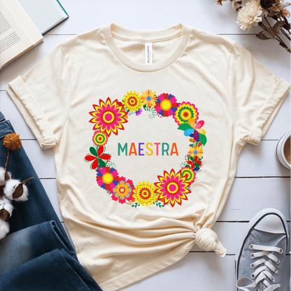 T-Shirt Cream / S Maestra Circle T-Shirt