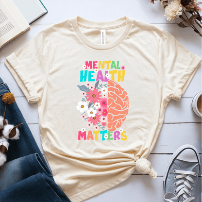 T-Shirt Cream / S Mental Health Matters T-Shirt