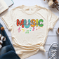 T-Shirt Cream / S Music Teacher Colorful T-Shirt