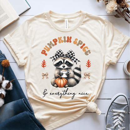 T-Shirt Cream / S Pumpkin Spice & Everything Nice T-Shirt