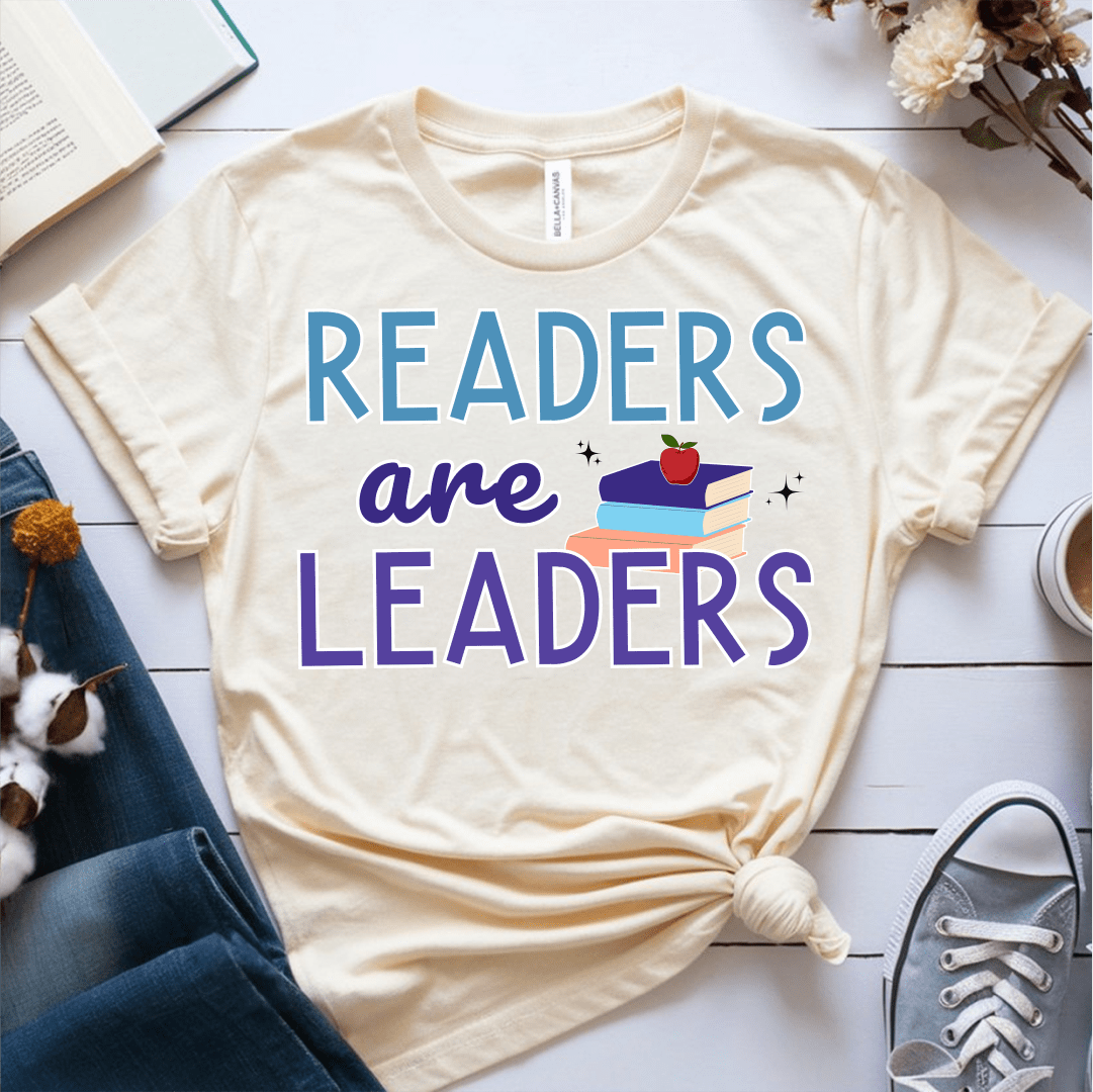 T-Shirt Cream / S Readers Are Leaders T-Shirt
