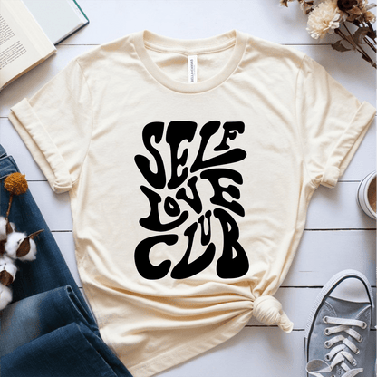 T-Shirt Cream / S Self Love Club T-Shirt