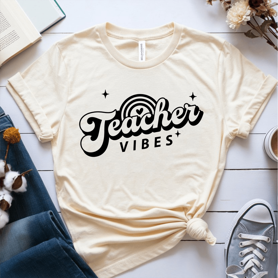 T-Shirt Cream / S Teacher Vibes T-Shirt