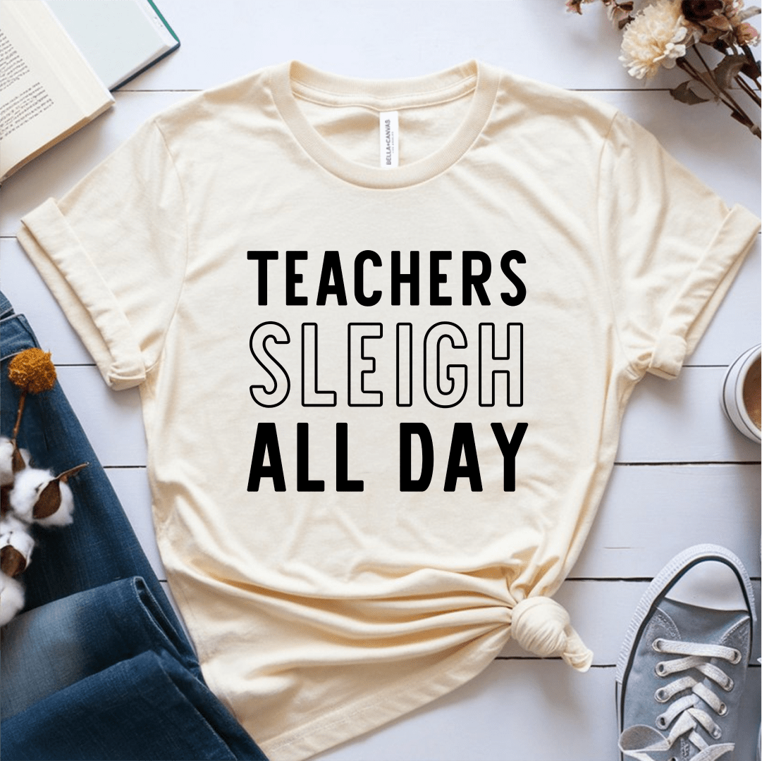 T-Shirt Cream / S Teachers Sleigh All Day T-Shirt