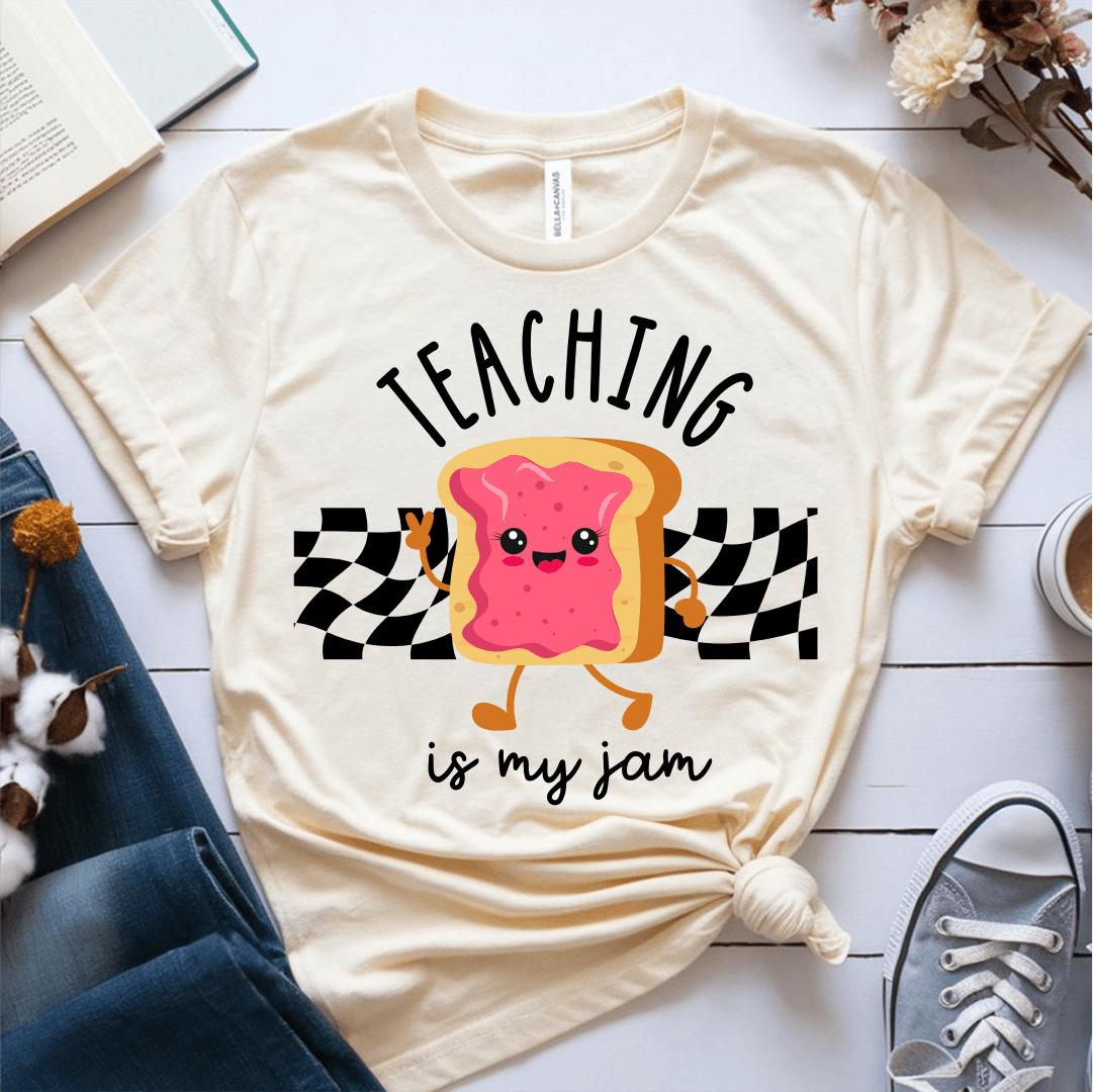 T-Shirt Cream / S Teaching Is My Jam T-Shirt