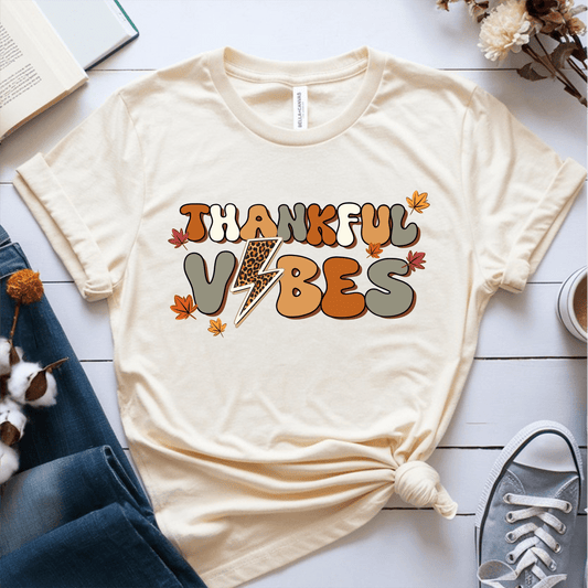 T-Shirt Cream / S Thankful Vibes T-Shirt