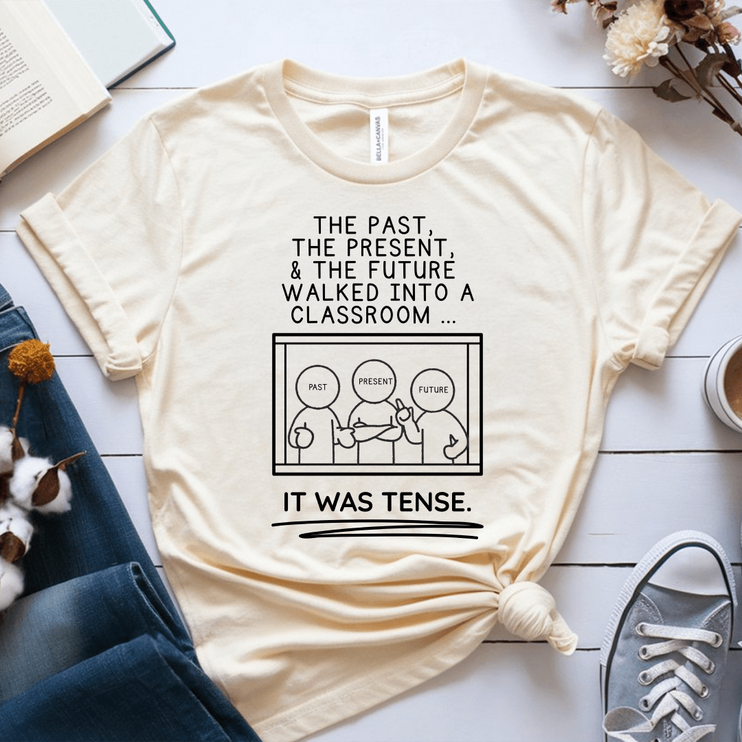 T-Shirt Cream / S The Past Present Future T-Shirt