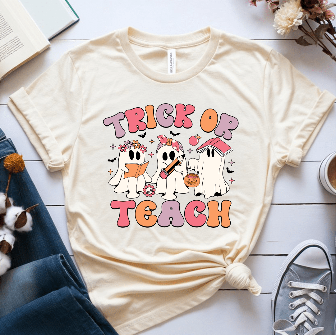 T-Shirt Cream / S Trick Or Teach T-Shirt