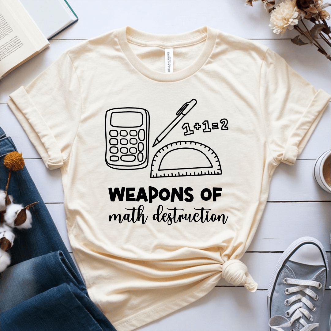 T-Shirt Cream / S Weapons of Math Destruction T-Shirt